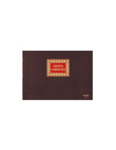 LIBRO ENTELADO CUENTAS CORRIENTES FOLIO APAISADO DOHE 09917