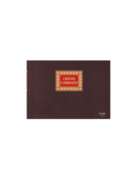 LIBRO ENTELADO CUENTAS CORRIENTES FOLIO APAISADO DOHE 09917