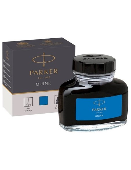 TINTA PLUMA PARKER QUINK  FRASCO AZUL NEWELL 1950376