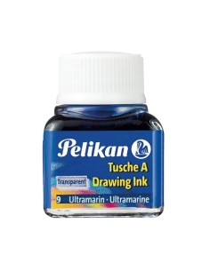 TINTA CHINA AZUL  FRASCO CRISTAL 10 ML PELIKAN 201582