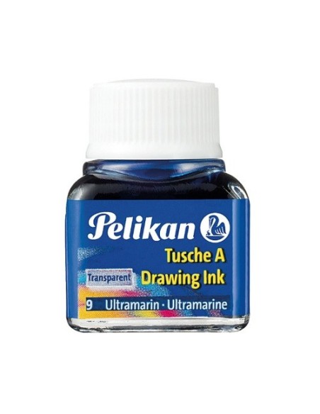 TINTA CHINA AZUL  FRASCO CRISTAL 10 ML PELIKAN 201582