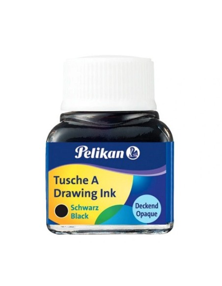 TINTA CHINA NEGRA FRASCO CRISTAL 10 ML PELIKAN 201665 / 400142515 (10)