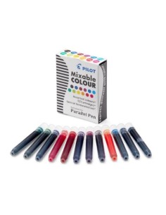 CARTUCHOS PARALLEL PEN  CAJA DE 12  COLORES SURTIDOS  PILOT NCPP