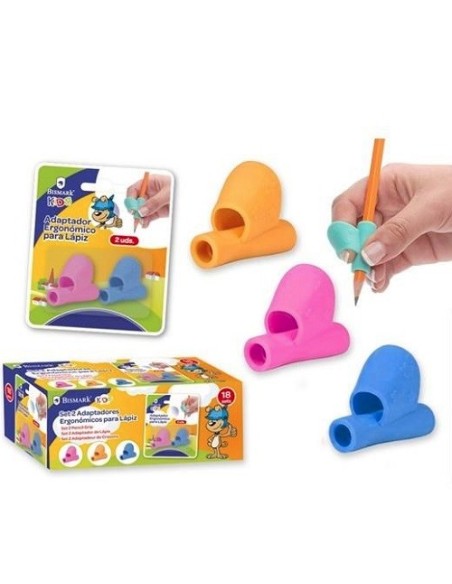 ADAPTADOR ERGONOMICO DE LAPICES BLISTER 2 UDS. POESSA 328428