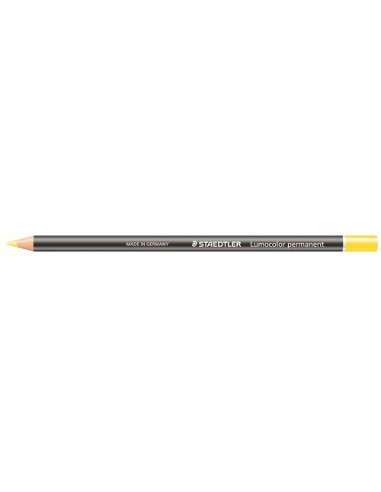 LAPIZ LUMOCOLOR PERMANENTE AMARILLO GLASOCHROM STAEDTLER 108 20-1 (12)