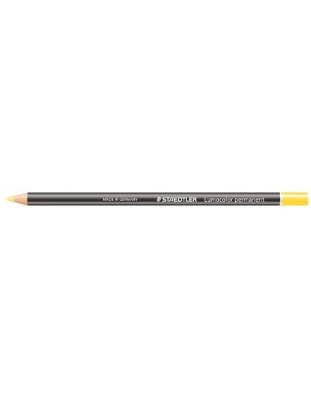 LAPIZ LUMOCOLOR PERMANENTE AMARILLO GLASOCHROM STAEDTLER 108 20-1 (12)