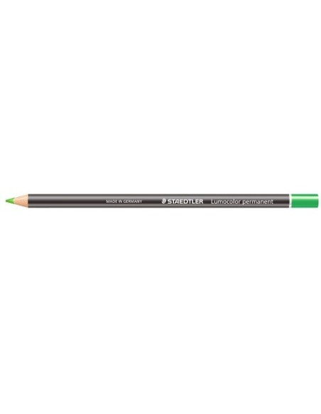 LAPIZ LUMOCOLOR PERMANENTE VERDE GLASOCHROM STAEDTLER 108 20-5 (12)