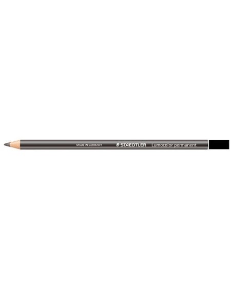 LAPIZ LUMOCOLOR PERMANENTE NEGRO GLASOCHROM STAEDTLER 108 20-9 (12)