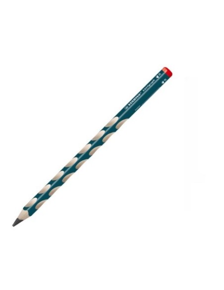 LAPIZ DE GRAFITO EASY GRAPH S DIESTROS COLOR  PETROLEO STABILO 326 HB
