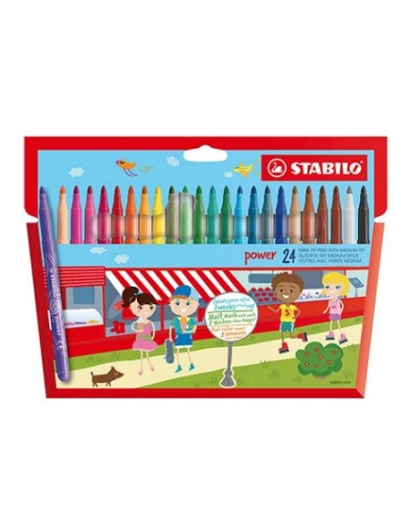 ROTULADORES STABILO TRIO A-Z   24 UDES  378/1-24-02