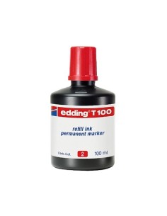 TINTA EDDING ROJA  T100-002