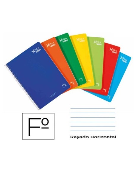 CUADERNO FOLIO TAPA DURA 80H 90GRS RAYADO PACSA 16284 (25)