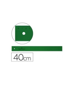 REGLA VERDE 40 FABER CASTELL  814 (10)