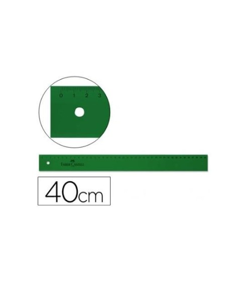 REGLA VERDE 40 FABER CASTELL  814 (10)
