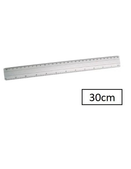 REGLA METALICA 30 CM POESSA 314301