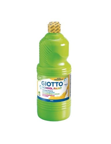 TEMPERA LIQUIDA 1 LITRO COLOR VERDE CLARO GIOTTO   FILA 535511
