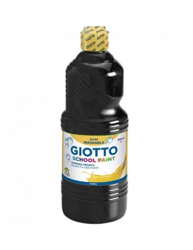 TEMPERA LIQUIDA 1/2 LITRO COLOR NEGRO GIOTTO   FILA 535324