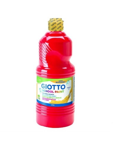 TEMPERA LIQUIDA 1/2 LITRO COLOR ROJO BERMELLON    FILA GIOTTO  535307
