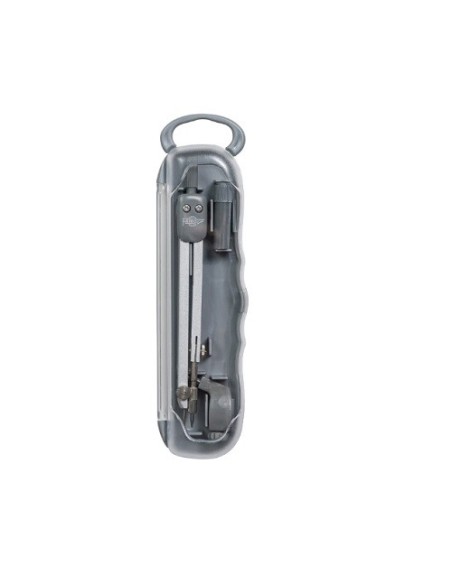 COMPAS CON ADAPTADOR COLOR GRIS FAIBO 227-AU