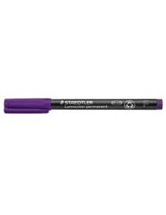 ROTULADOR STAEDTLER  LUMOCOLOR  FINA 318-6 VIOLETA  (10)