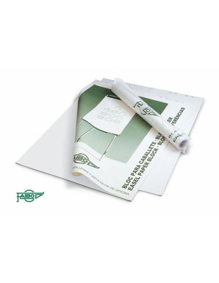 BLOCK PIZARRA CABALLETE CONGRESOS 25 HOJAS FAIBO BLC-25B CON BOLSA