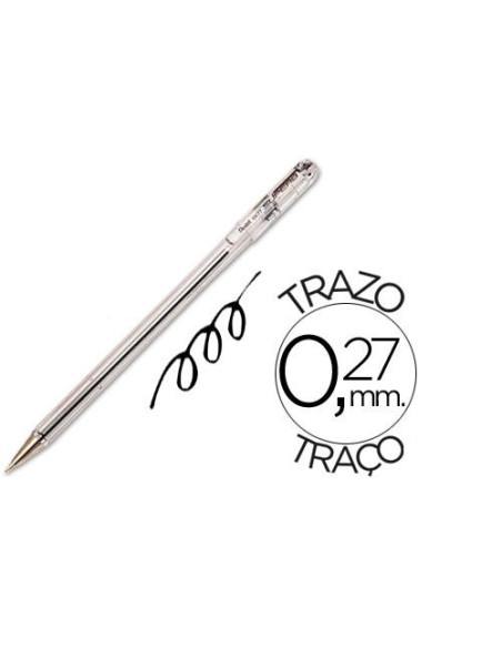 BOLIGRAFO NEGRO PENTEL  BK77-A MULTITEC (12)