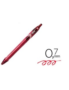BOLIGRAFO BIC  INTENSITY GELOCITY 0.7 MM RETRACTIL BIC ROJO 949874