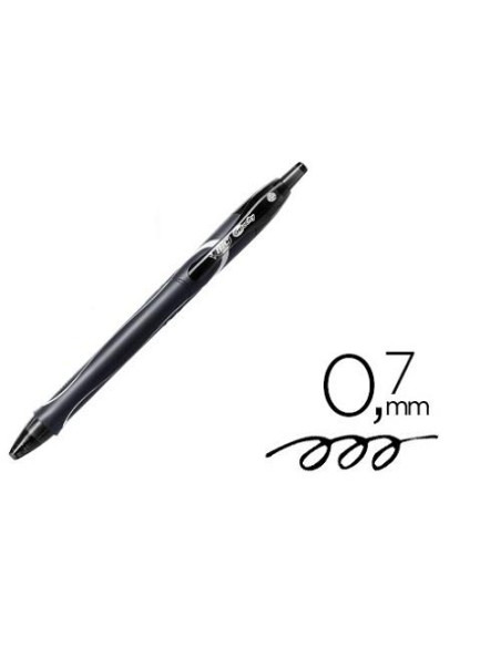 BOLIGRAFO BIC  INTENSITY GELOCITY 0.7 MM RETRACTIL BIC NEGRO 949873
