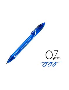 BOLIGRAFO BIC  INTENSITY GELOCITY 0.7 MM RETRACTIL BIC AZUL 950442 (12)