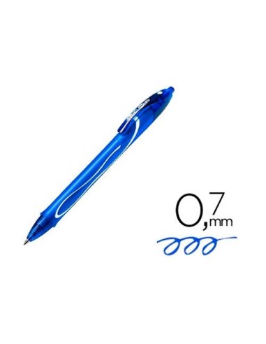 BOLIGRAFO BIC  INTENSITY GELOCITY 0.7 MM RETRACTIL BIC AZUL 950442 (12)