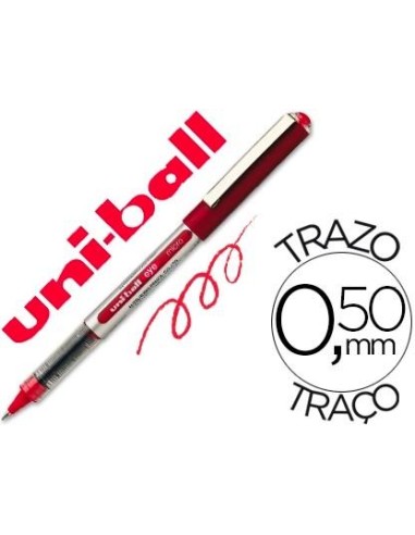 BOLIGRAFO ROLLER BALL EYE MICRO 0.5 mm ROJO UB-150E UNIBALL 315135000 (12)