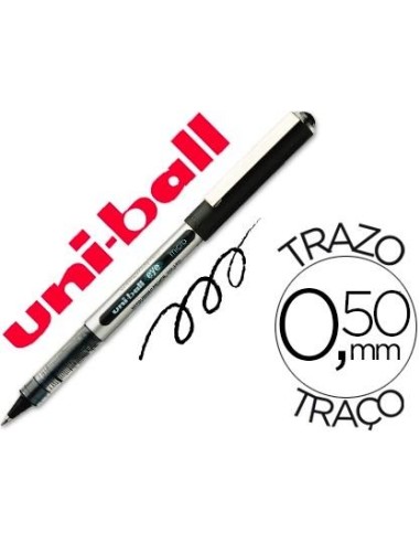 BOLIGRAFO ROLLER BALL EYE MICRO 0.5 mm NEGRO UB-150 UNIBALL 534081000 (12)