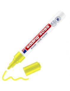 ROTULADOR EDDING 4095 TIZA LIQUIDA PUNTA REDONDA AMARILLO 4095-065 (10