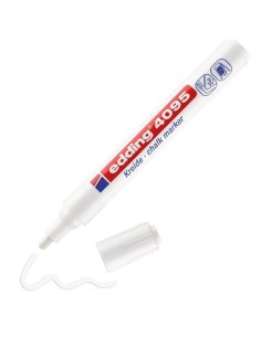 ROTULADOR EDDING 4095 TIZA LIQUIDA PUNTA REDONDA BLANCO 4095-049 (10)