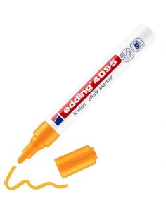 ROTULADOR EDDING 4095 TIZA LIQUIDA PUNTA REDONDA NARANJA 4095-066 (10)