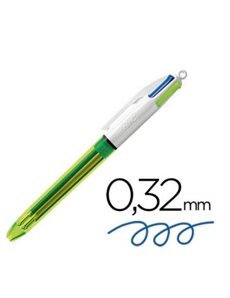 BOLIGRAFO 4 COLORES FLUOR BIC 982868 (12)