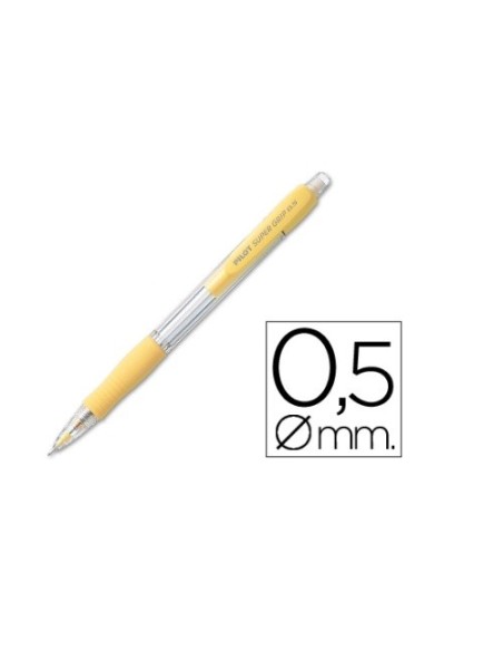 PORTAMINAS SUPER GRIP 0.5 PILOT COLORES YELLOW N185AM /H-185-SL (12)