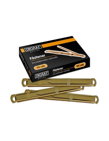FAXTENERS DORADOS POESSA 319397  POR UNIDAD (50)