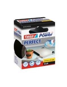 CINTA DE TEJIDO TESA EXTRA FUERTE POWER PERFECT NEGRA 56343-00034-03