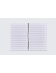 CUADERNO ESPIRAL MUSICA BASIC FOLIO 12 PENTAGRAMAS 20 HOJAS ADDITIO M14 2