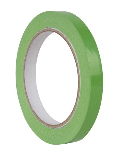 CINTA ADHESIVA CIERRABOLSAS PVC 12X66 VERDE APLI 17001 (12)