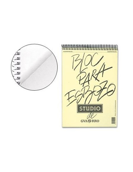 BLOCK DIBUJO A4 CANSON ESBOZO ESPIRAL MICROPERFORADO 100H 90GRS  FILA 200400254 / 200005600