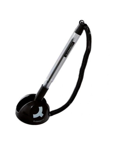 BOLIGRAFO CON CADENA  EXTENSIBLE Q-CONNECT BASE ADHESIVA KF00841 CSUR 35530