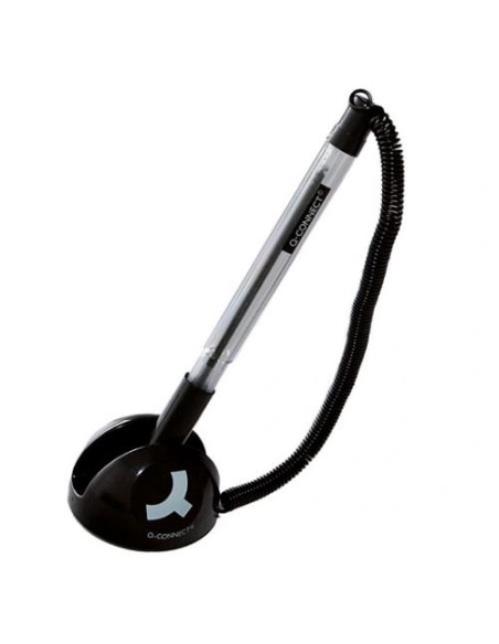 BOLIGRAFO CON CADENA  EXTENSIBLE Q-CONNECT BASE ADHESIVA KF00841 CSUR 35530