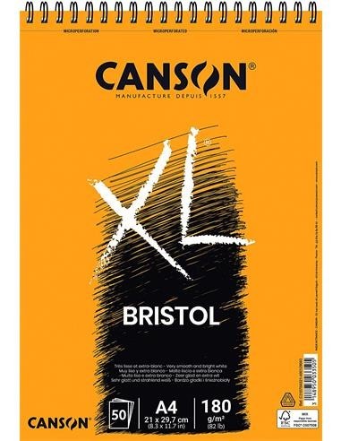 BLOCK DE DIBUJO A4 CANSON GUARRO XL BRISTOL 180G FILA C31078A021