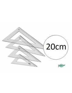 CARTABON ESCOLAR 20 CM FAIBO TRANSPARENTE CON NUMEROS 21320 (20)