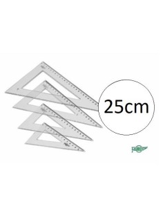 CARTABON ESCOLAR 25 CM FAIBO TRANSPARENTE CON NUMEROS 21325 (20)