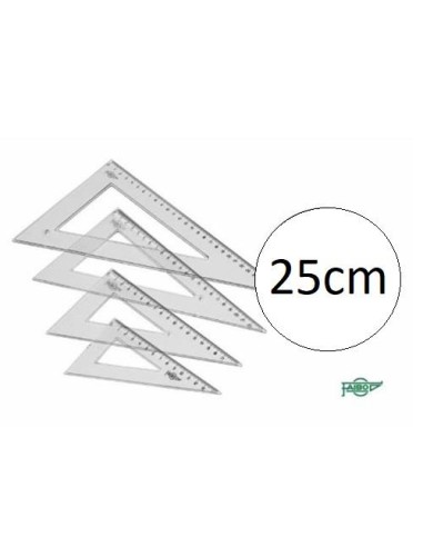 CARTABON ESCOLAR 25 CM FAIBO TRANSPARENTE CON NUMEROS 21325 (20)