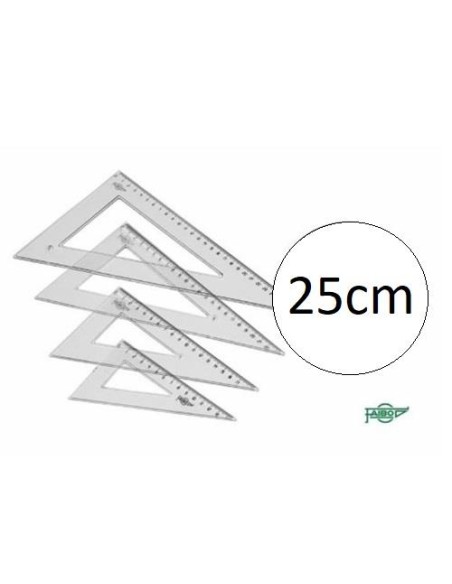 CARTABON ESCOLAR 25 CM FAIBO TRANSPARENTE CON NUMEROS 21325 (20)