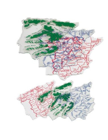 PLANTILLAS 3 MAPAS ESPAÑA GRANDES FAIBO 250G (25)